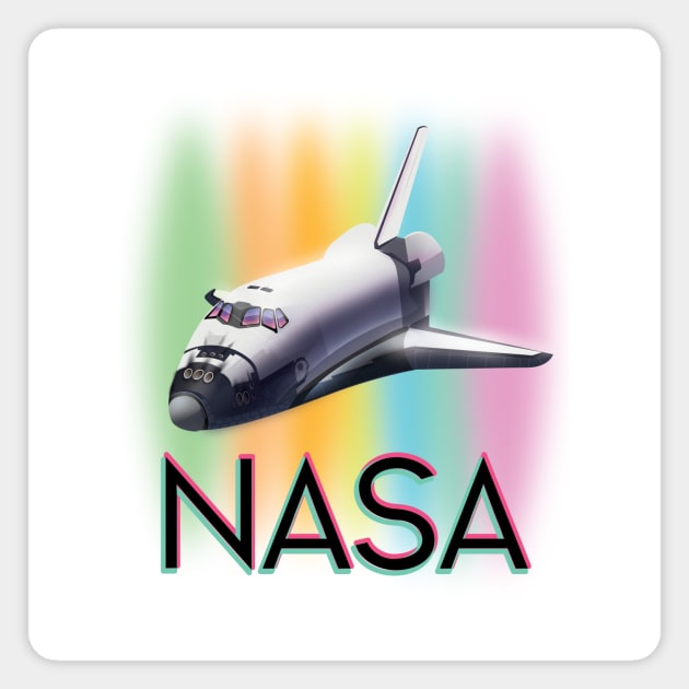 NASA Space Shuttle Magnet by nickemporium1